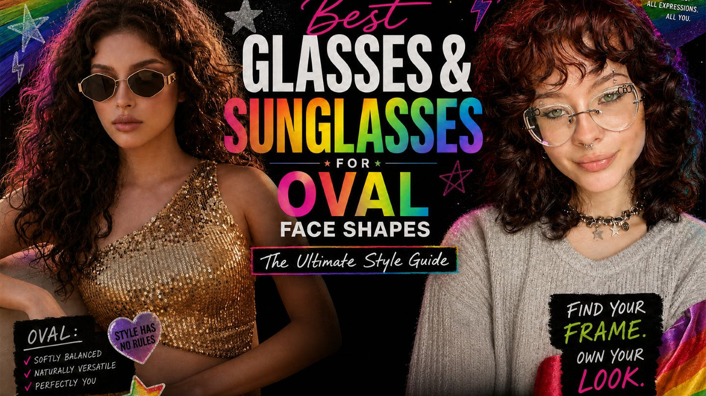 Best Glasses & Sunglasses for Oval Face Shapes Guide