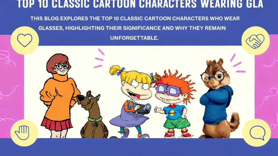 Top 10 Classic Cartoon Characters Wearing Glasses