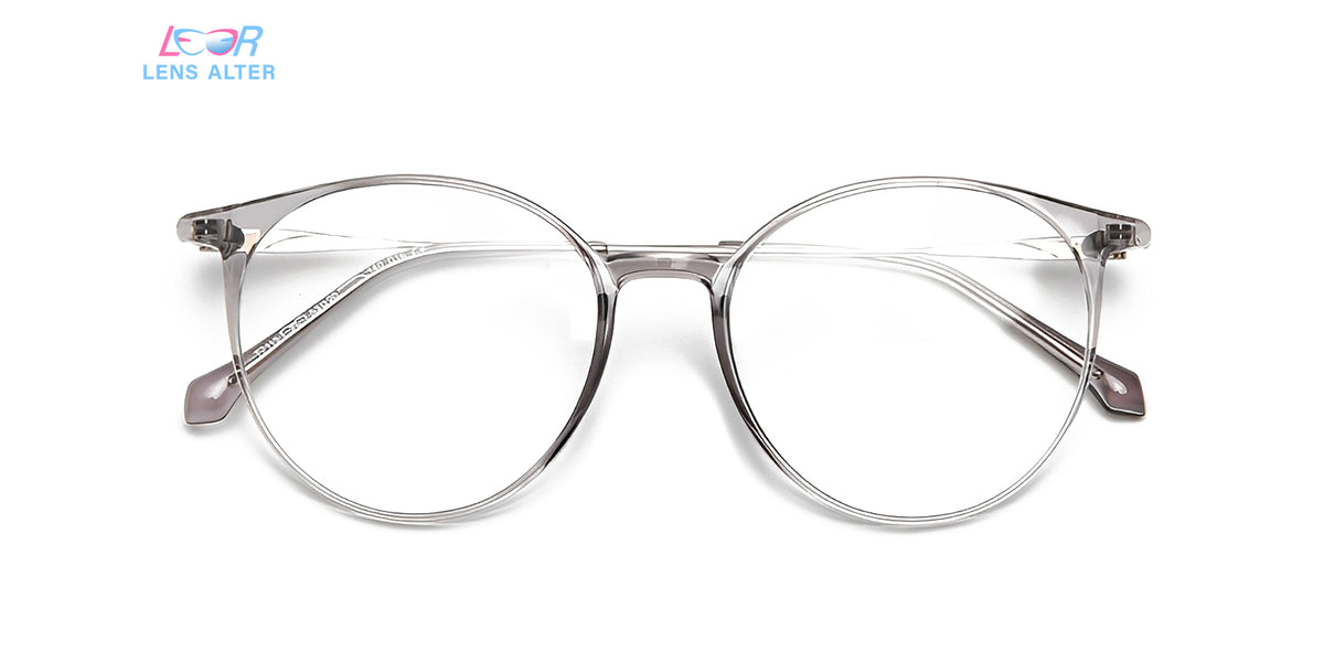 HELENA OVAL SUNNIES - SILVER/BLACK
