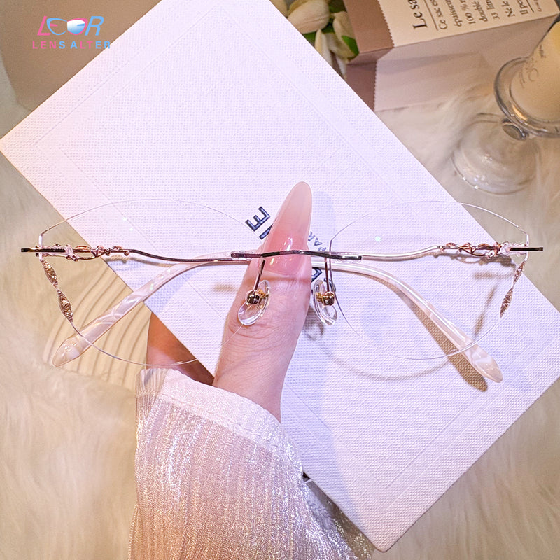 Lunettes lilas