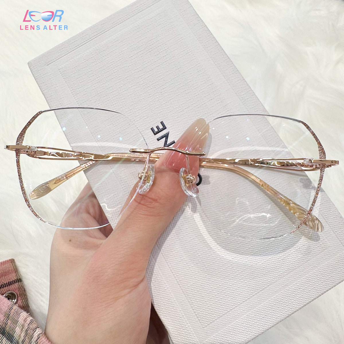 Calla Rimless Eyeglasses For Women | LensAlter.com – Lensalter