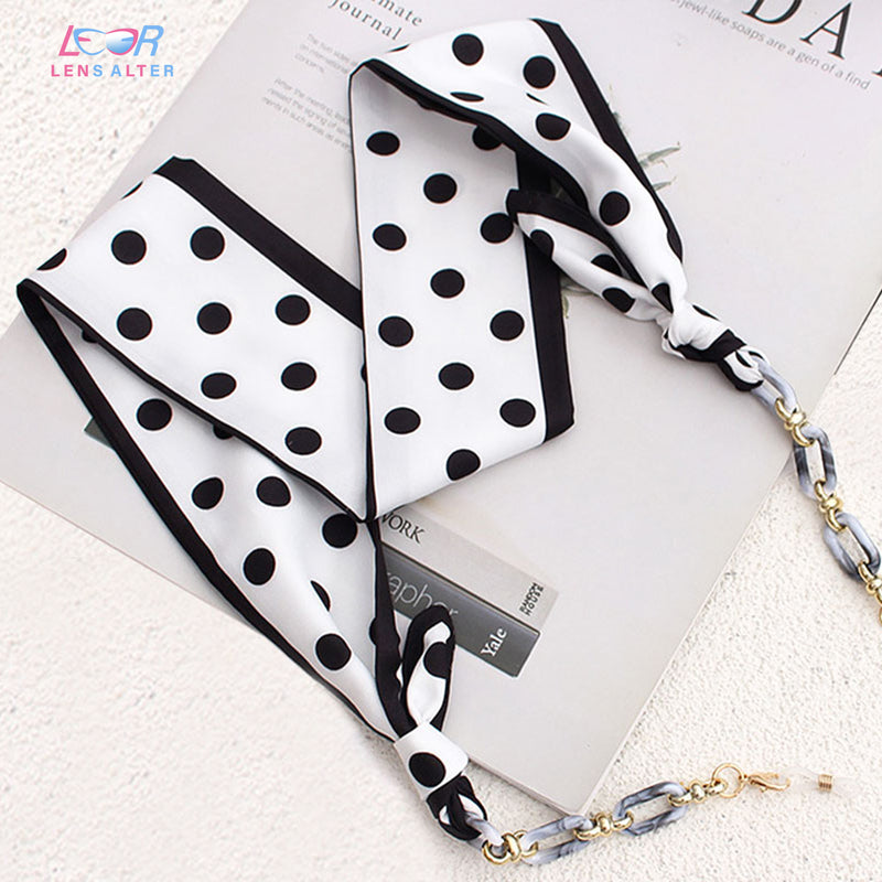 Black Dots Eyeglasses Chain