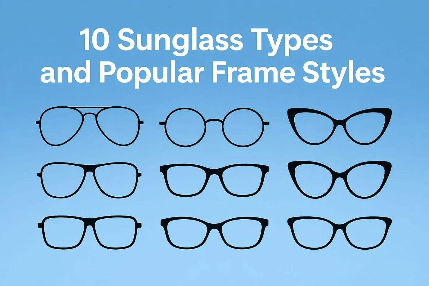 10 Sunglass Types and Popular Frame Styles