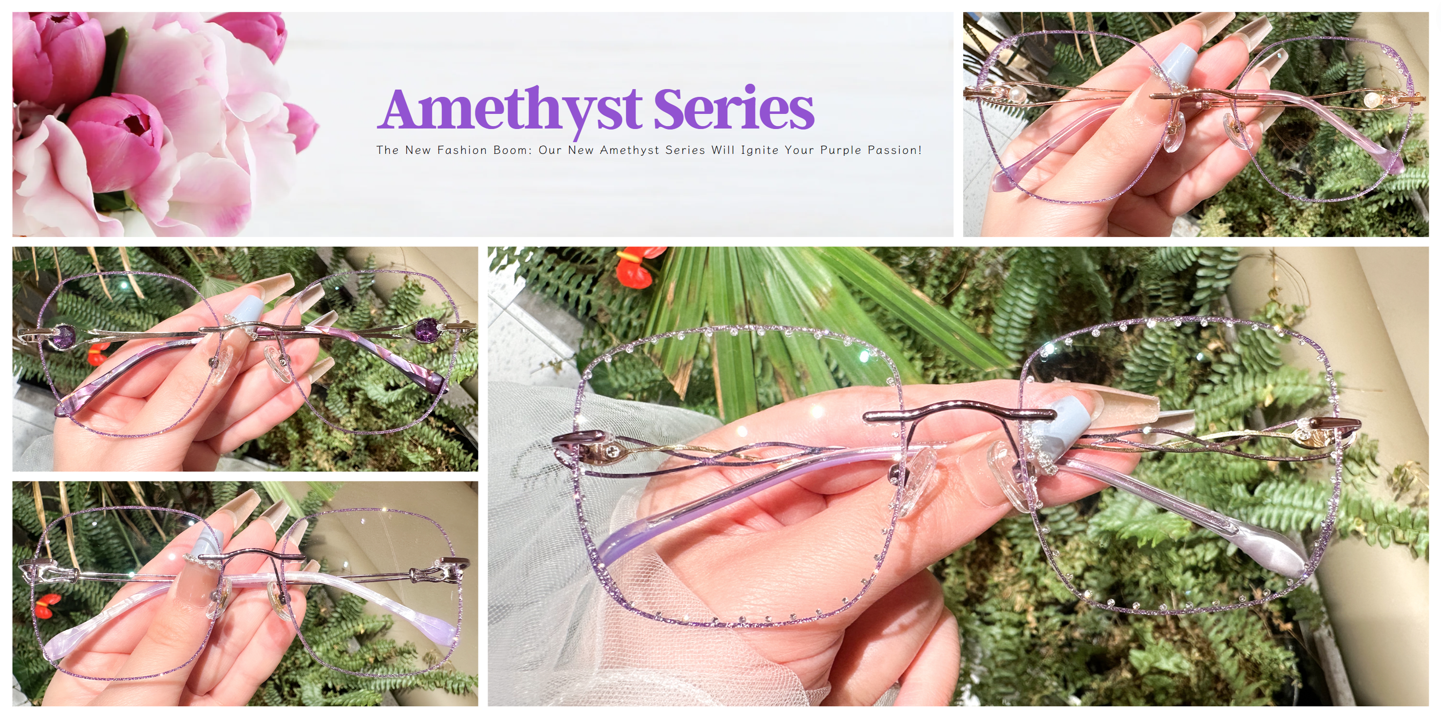 The New Fashion Boom: Our New Amethyst Series Will Ignite Your Purple Passion! 💜