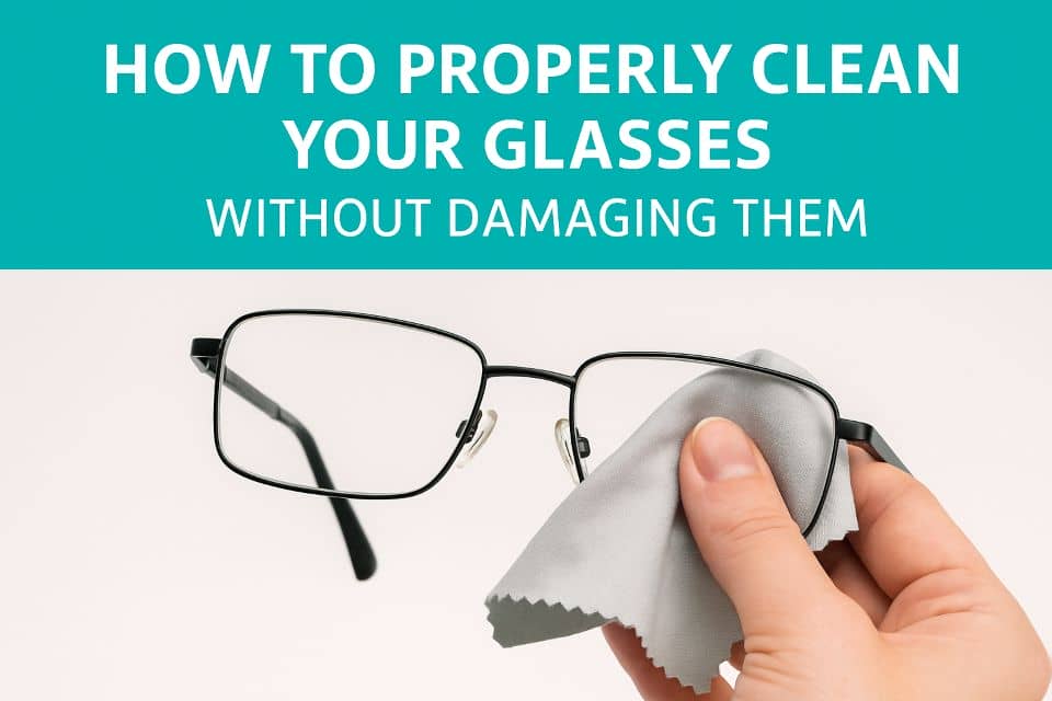 How to Properly Clean Your Glasses Without Damaging Them