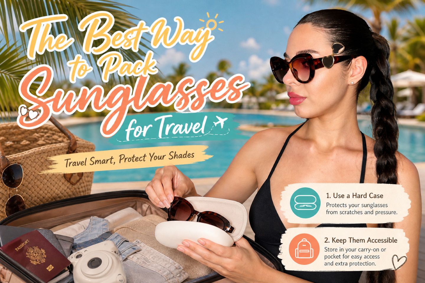The Best Way to Pack Sunglasses for Travel