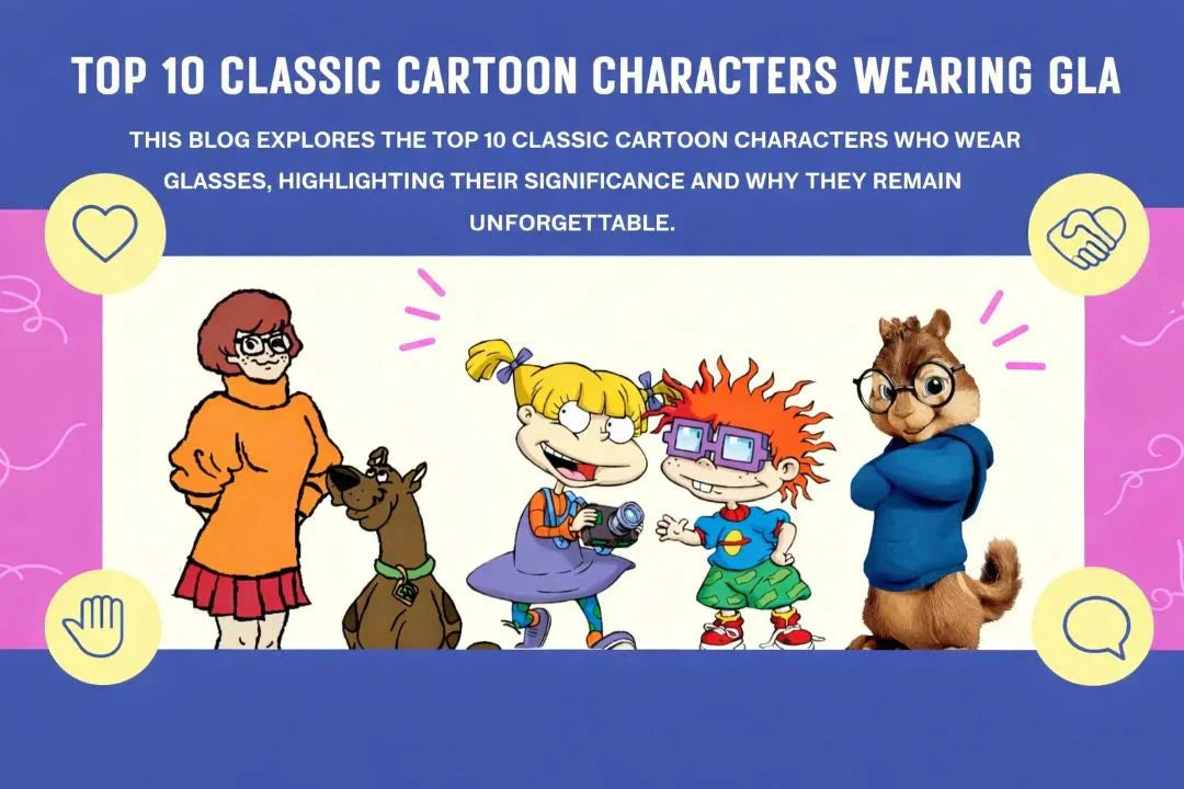 Top 10 Classic Cartoon Characters Wearing Glasses