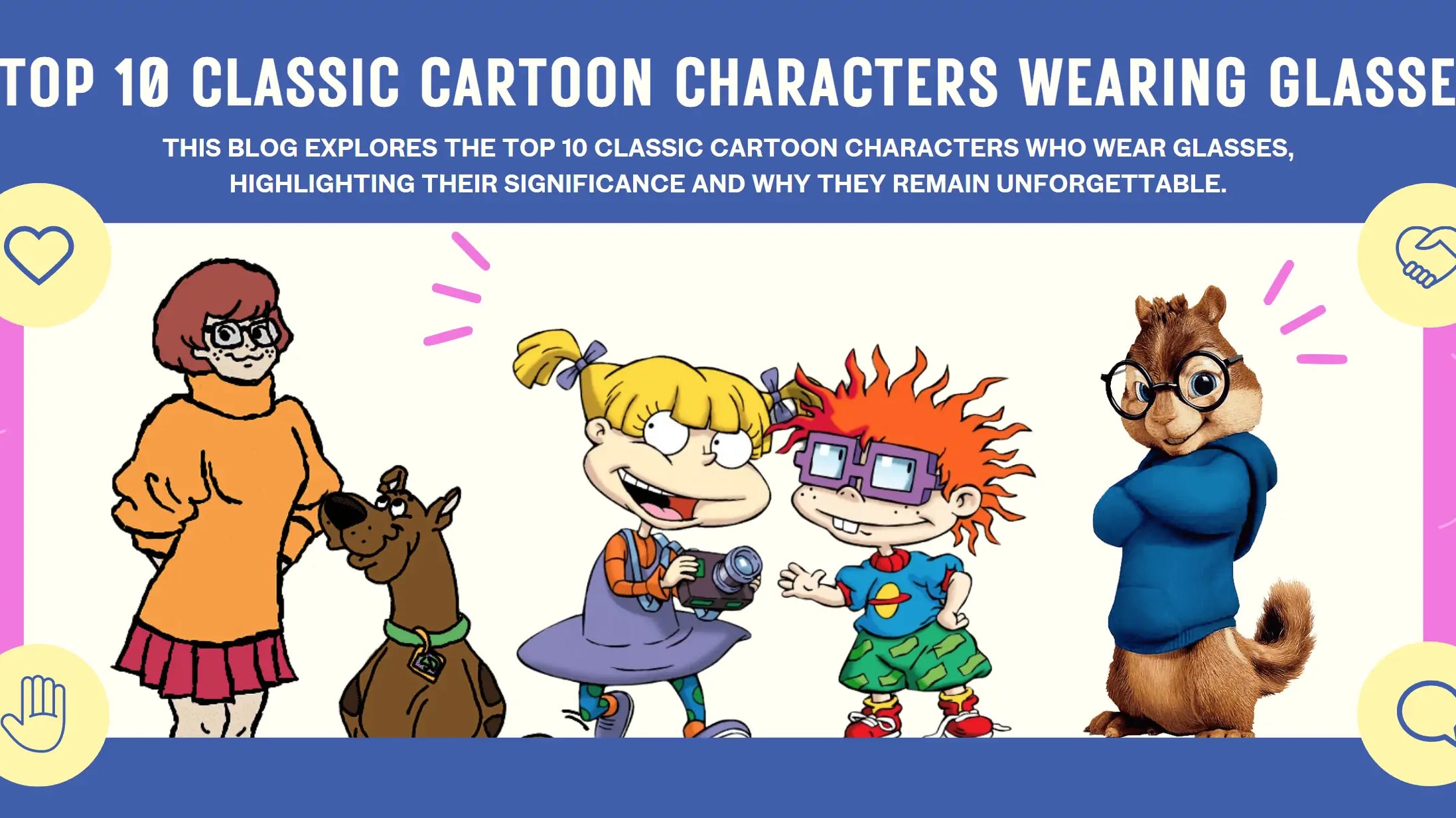 Top 10 Classic Cartoon Characters Wearing Glasses