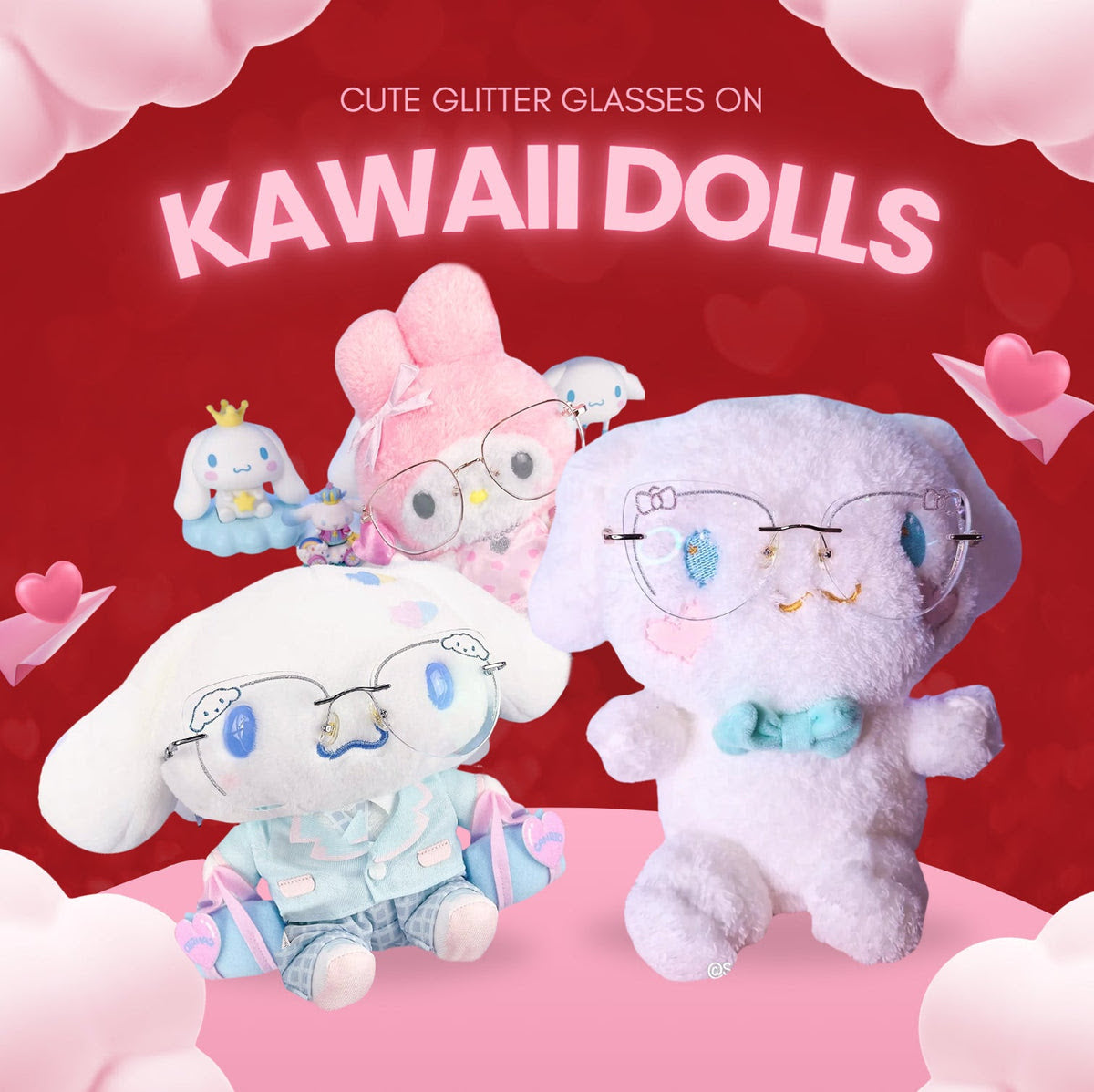 ✨ Meet the Cutest Glasses with the Glitter!✨꒰˵• ﻌ •˵꒱