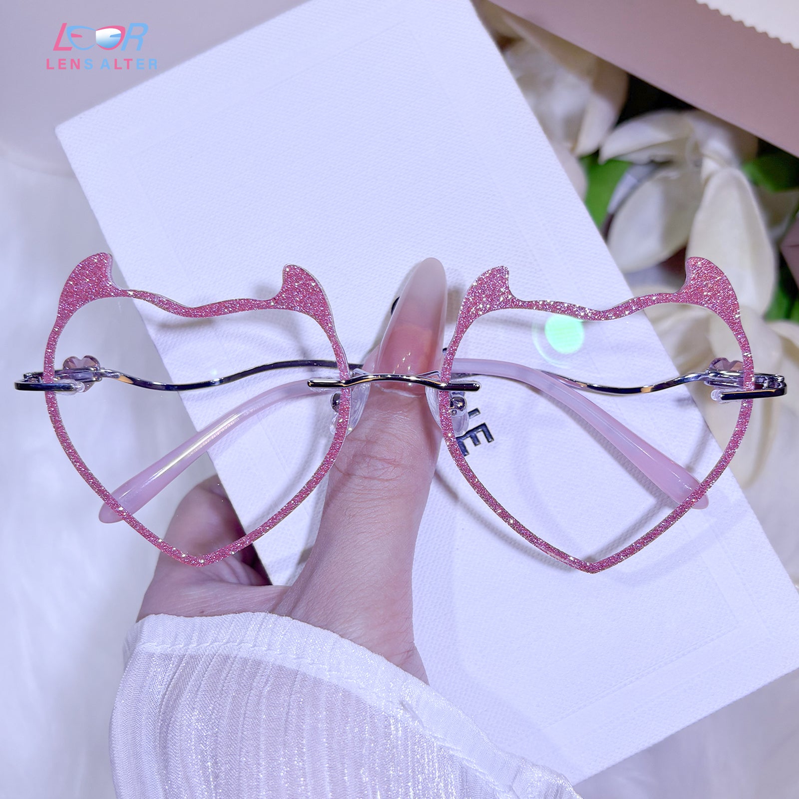 Nox Rimless Eyeglasses For Women | LensAlter.com – Lensalter