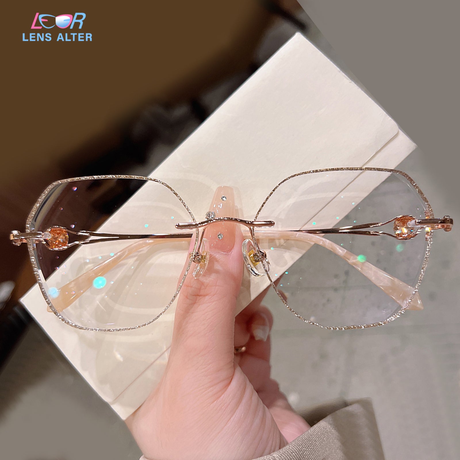 Frameless eyeglasses online