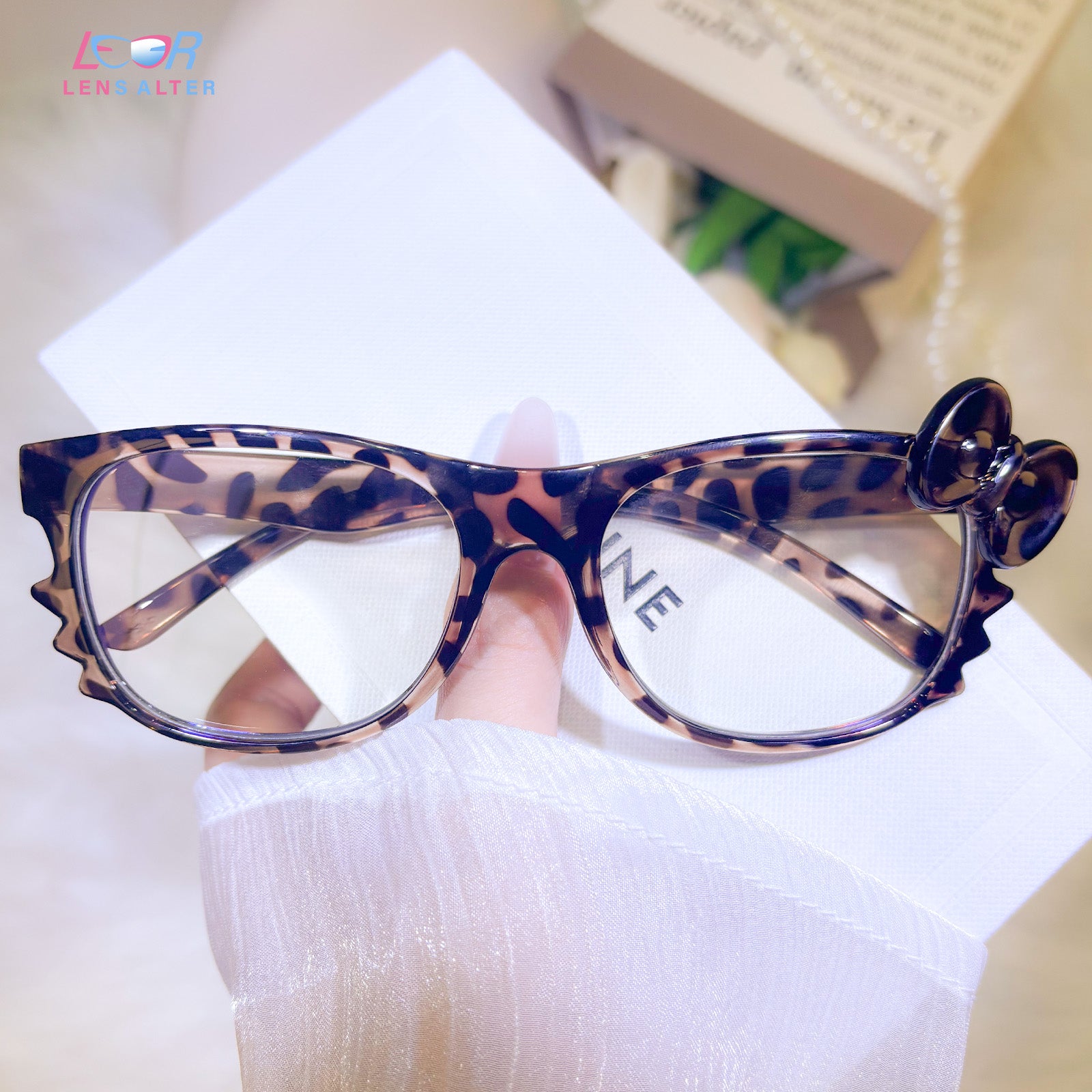 Kitten Sqaure Black Eyeglasses For Women | LensAlter.com – Lensalter