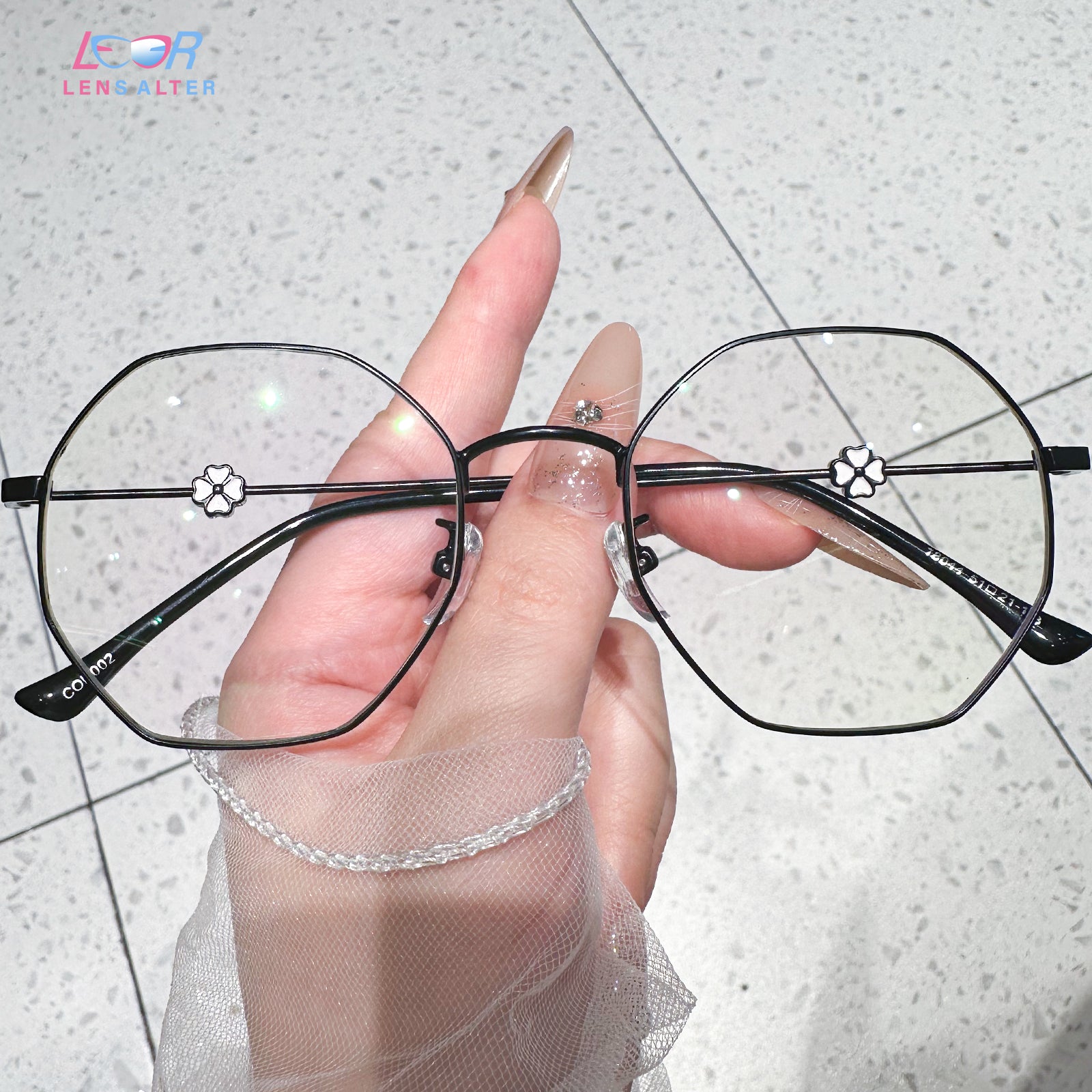 【超目玉】 Linda Pink LensAlter.com | Women For Eyeglasses Geometric ヨガ・ピラティス