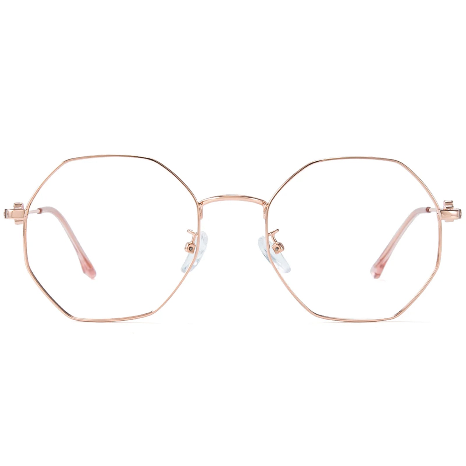 大人気新作 For Eyeglasses Geometric Pink Linda Women LensAlter.com | ヨガ・ピラティス