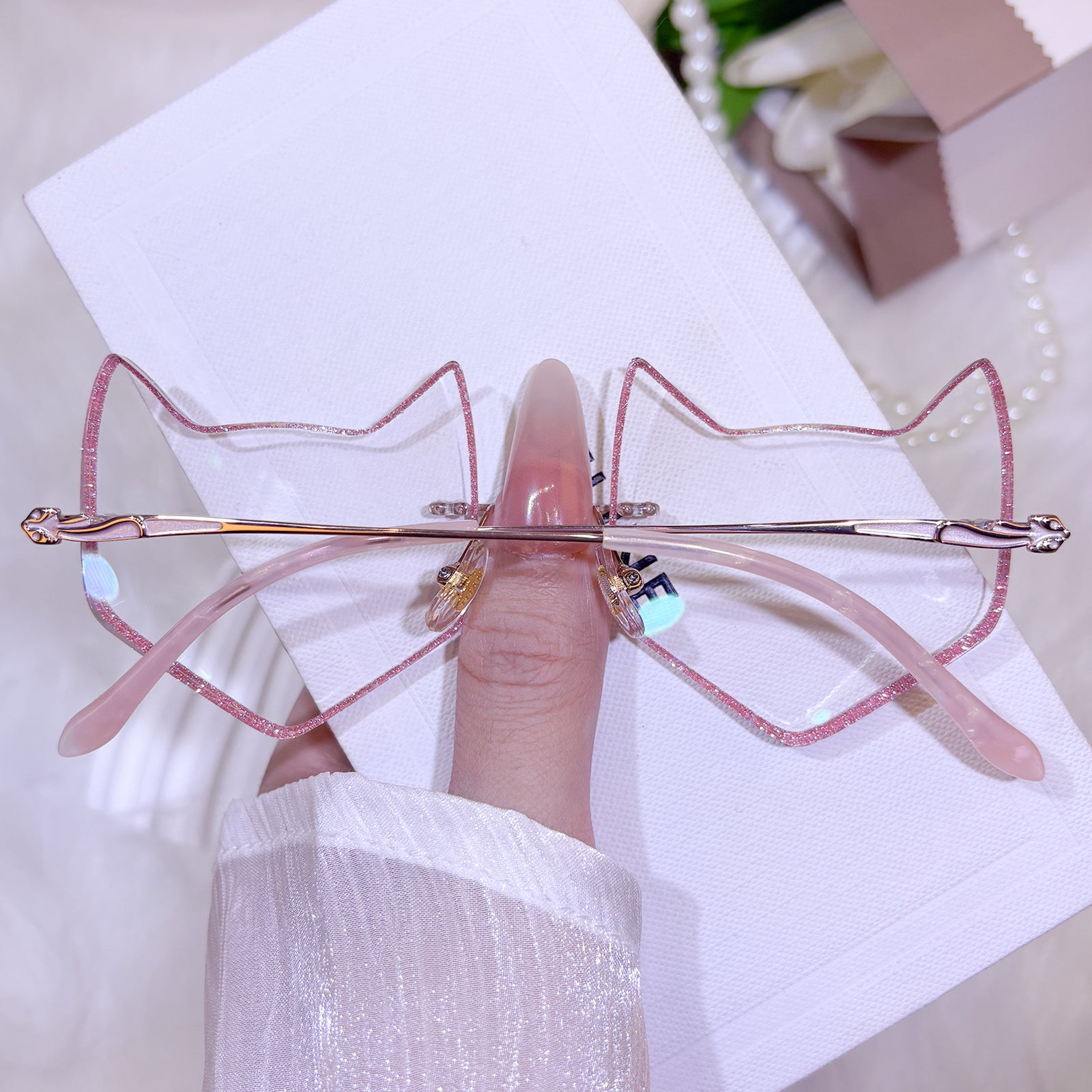 Foxy Rimless Eyeglasses For Women | LensAlter.com – Lensalter
