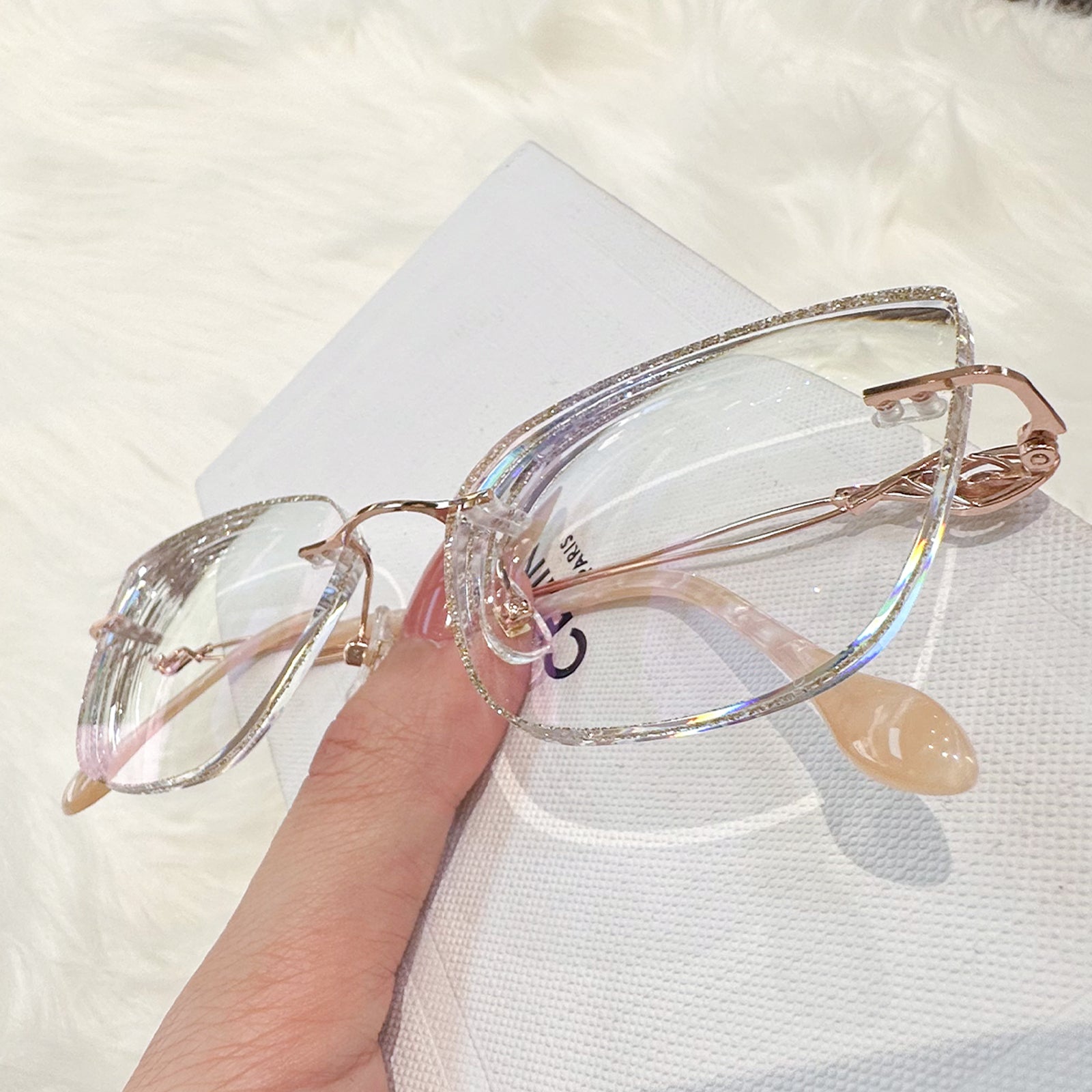 Mitzy Rimless Eyeglasses For Women | LensAlter.com – Lensalter