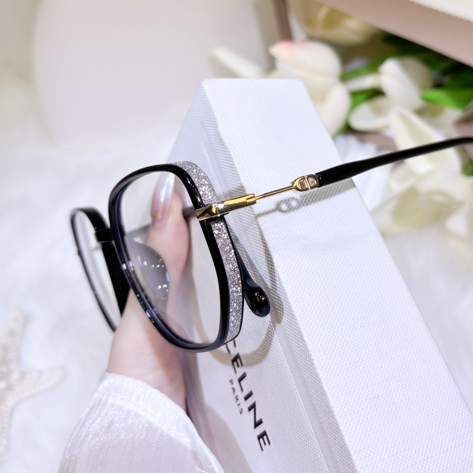 Zelda Sqaure Black Eyeglasses For Women | LensAlter.com – Lensalter
