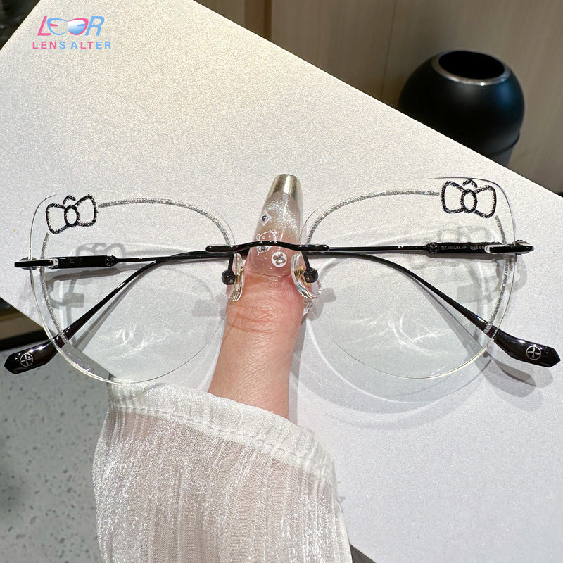 Kitty-Black Eyeglasses