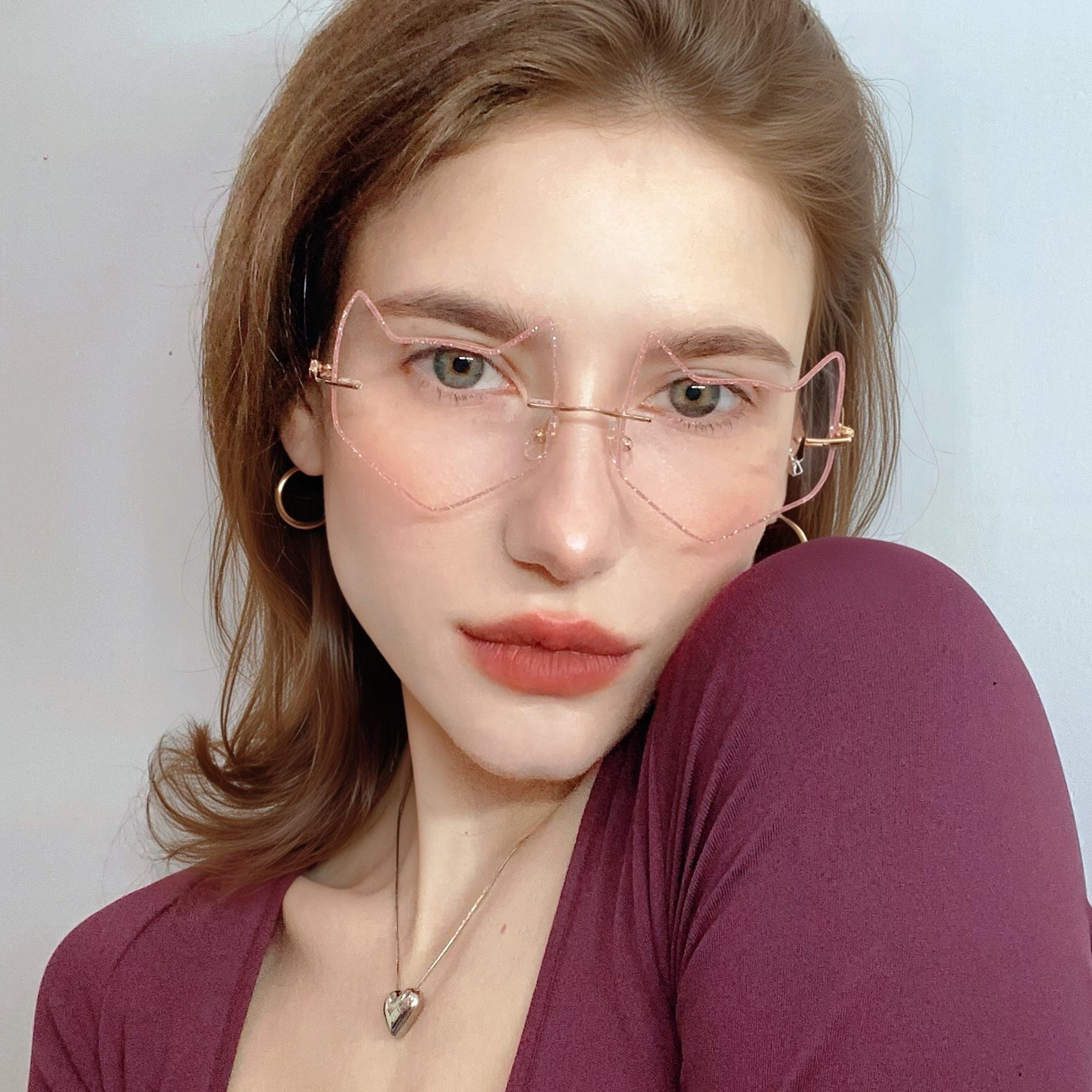 FOXEY フォクシー リーディンググラス Foxy Rimless Eyeglasses For Women | LensAlter.com – Lensalter